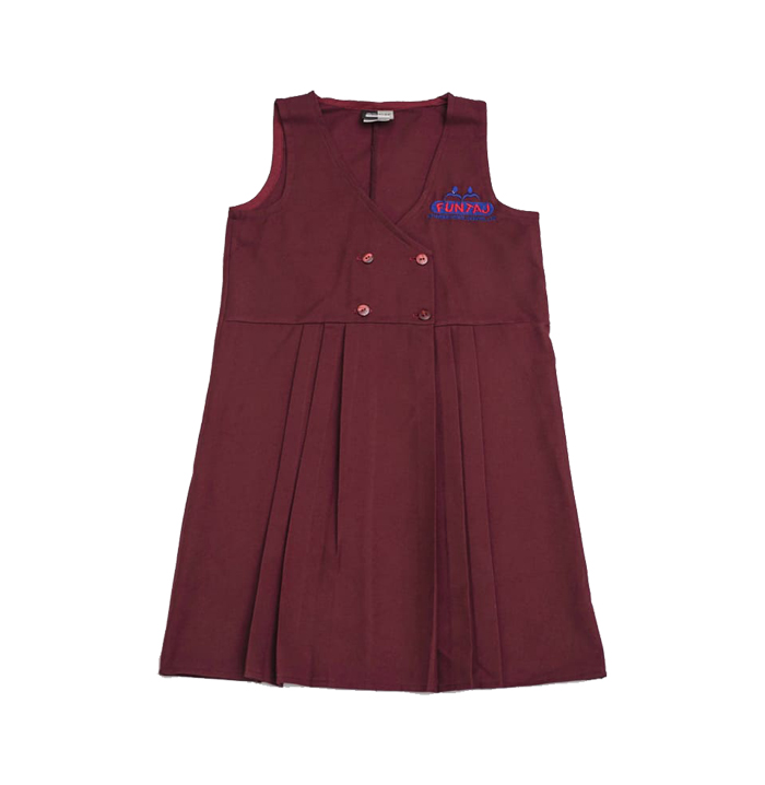 Maroon Pinafore 